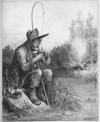 Der kleine Fisch und der Fischer - aus 