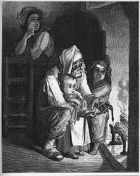 Le villageois et le serpent - Der Bauer und die Viper - aus 