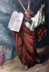 Moses und die Gesetzestafeln, ca. 1950er