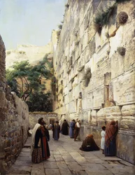 Beten an der Klagemauer, Jerusalem