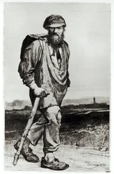 Jean Valjean, Illustration aus 