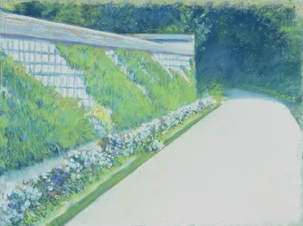 Die Mauer des Gemüsegartens, Yerres
