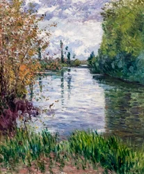 Le petit bras de la Seine im Herbst, ca. 1890