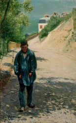 Père Magloire auf der Straße zwischen Saint-Clair und Étretat