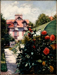 Die Dahlien, Garten von Petit Gennevilliers, 1893
