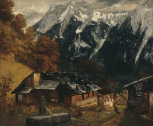 Eine alpine Szene, 1874