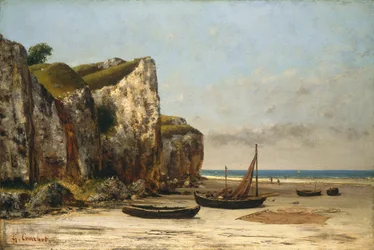 Strand in der Normandie, ca. 1872-1875