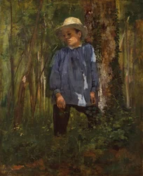 Junge im Wald, ca. 1860