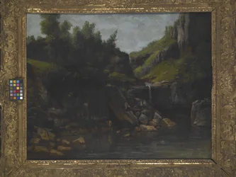 Wasserfall in einer felsigen Landschaft