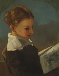 Julieta Courbet im Alter von zehn Jahren