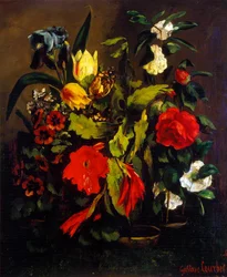 Stillleben mit Blumen, 1863
