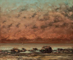 Die schwarzen Felsen von Trouville