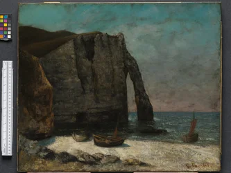 Die Klippe bei Étretat, nach 1872
