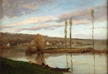 Die Seine bei Bougival, ca. 1851