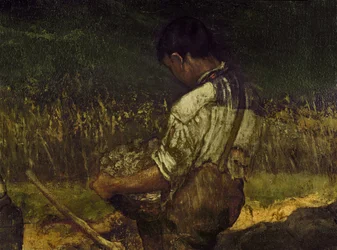 Die Steinklopfer (Detail)