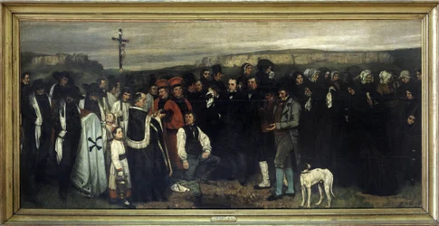 Das Begräbnis in Ornans - von Gustave Courbet, Musée d