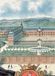 Ansicht des Königshauses von Saint-Cyr, Yvelines