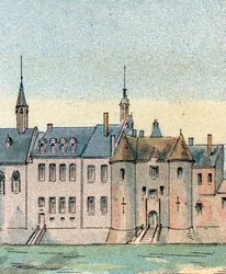 Blick auf das Schloss von Plessis-les-Tours