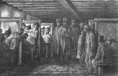 Ein Kaffeehaus in Whitechapel