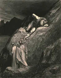 Und dort am Punkt des gespaltenen Grats lag ausgestreckt die Schande von Kreta, ca. 1890