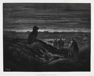 Tod des Propheten von Bethel, Illustration aus der Dore-Bibel
