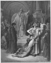 Gustave Doré Bibel: Das Urteil Salomos
