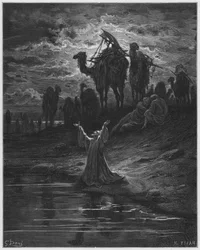 Gustave Dore Bibel: Das Gebet von Jakob