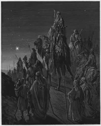 Gustave Doré Bibel: Die Weisen, geführt vom Stern