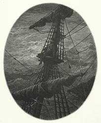 Gustave Doré Illustration für Coleridges Rime of the Ancient Mariner