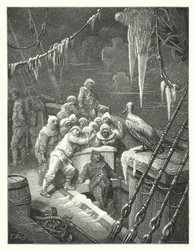 Gustave Doré Illustration für Coleridges Rime of the Ancient Mariner