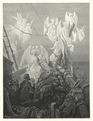 Gustave Doré Illustration für Coleridges Rime of the Ancient Mariner
