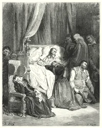 Tod von Don Quixote (Illustration von Don Quixote)