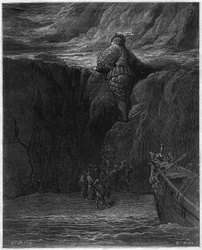 Illustration von Gustave Doré (1832-1883) für „Pantagruel“ von François Rabelais (1483-1553). Jahre 1870