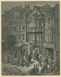 Illustration von Bishopsgate Street