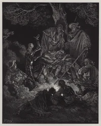 Illustration aus Don Quixote de la Mancha