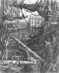 Im Inneren der Docks, 1872