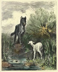 Der Wolf und das Lamm