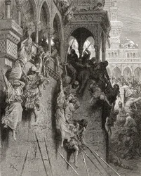 Massaker von Antiochia, Illustration aus 