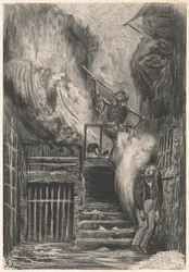 Straße der alten Laterne [Der Suizid von Gérard de Nerval]