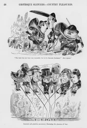 Humorvolle und groteske Skizzen von Gustave Doré