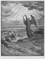 Der Engel erscheint Josua