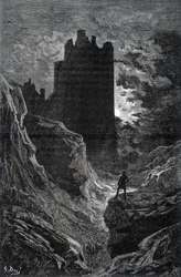 Das Schloss der Angst - Gustave Dorés Illustration der Angst