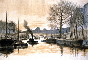 Paris, Seine und die Pont Neuf