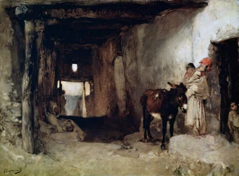 Ein Haus in der Sahara, 1880er Jahre.
