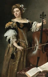 Der Cellospieler, ca. 1890