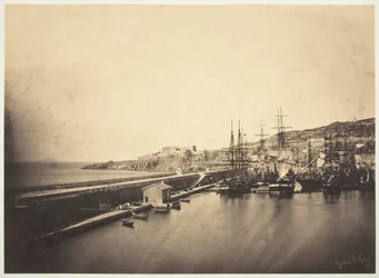 Der Pier von Sète, 1857