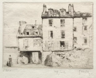 La rue Lacépède: der Hof des Aciereur Cottens