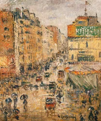Rue de Clignancourt, Paris, ca. 1924