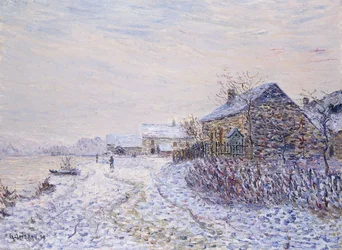 Schnee in Tournedos-sur-Seine, 1899