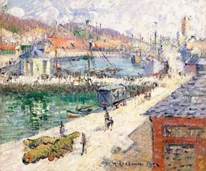 Der Hafen von Fécamp, 1924
